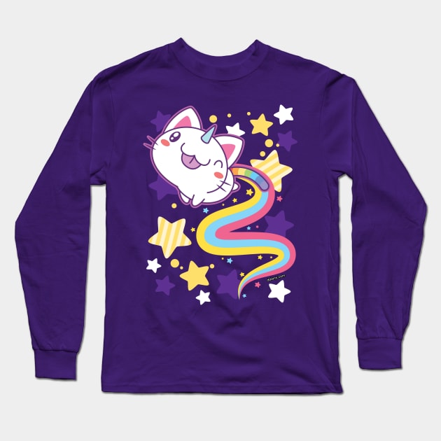 Unicat Stars Long Sleeve T-Shirt by daieny